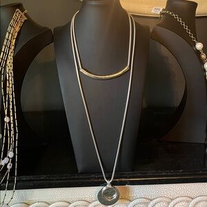 #NLB19.   Chico's Silver Chain Necklace